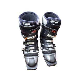 Garmont Syner G-Fit Downhill Ski Boots Size 24.5/US 7.5 Black & Silver Made ITAL